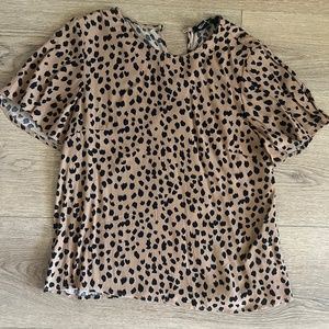 Forever 21 Leopard Dress Top